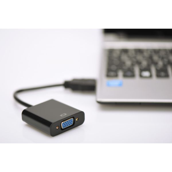 Digitus HDMI/VGA/3.5mm VGA (D-Sub) Zwart (DA-70461)