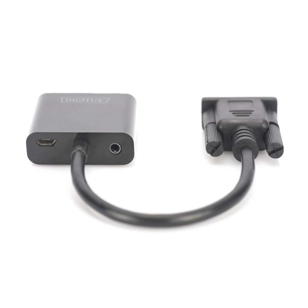 Digitus DA-70473 video kabel adapter 0,15 m VGA (D-Sub) Zwart (DA-70473)