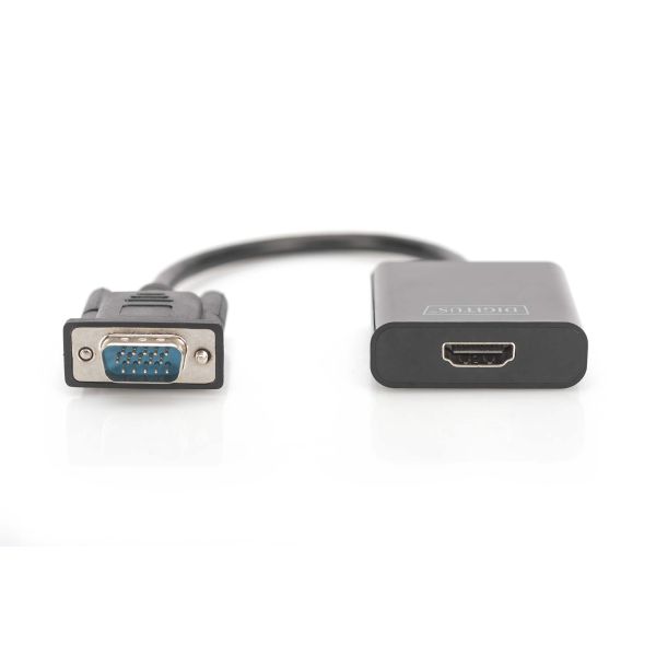 Digitus DA-70473 video kabel adapter 0,15 m VGA (D-Sub) Zwart (DA-70473)