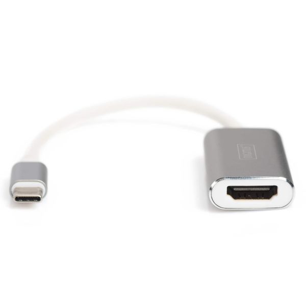 Digitus DA-70836 video kabel adapter 0,2 m USB Type-C HDMI Zilver (DA-70836)