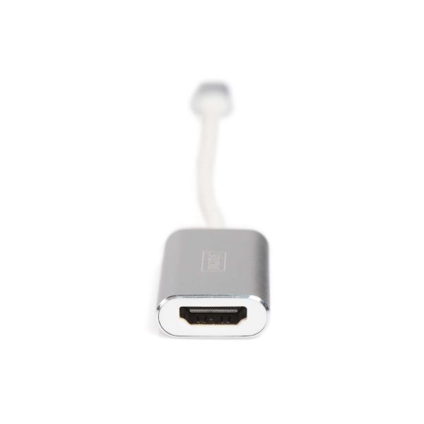 Digitus DA-70836 video kabel adapter 0,2 m USB Type-C HDMI Zilver (DA-70836)