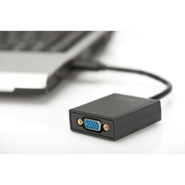 Digitus DA-70840 USB grafische adapter 1920 x 1080 Pixels Zwart (DA-70840)