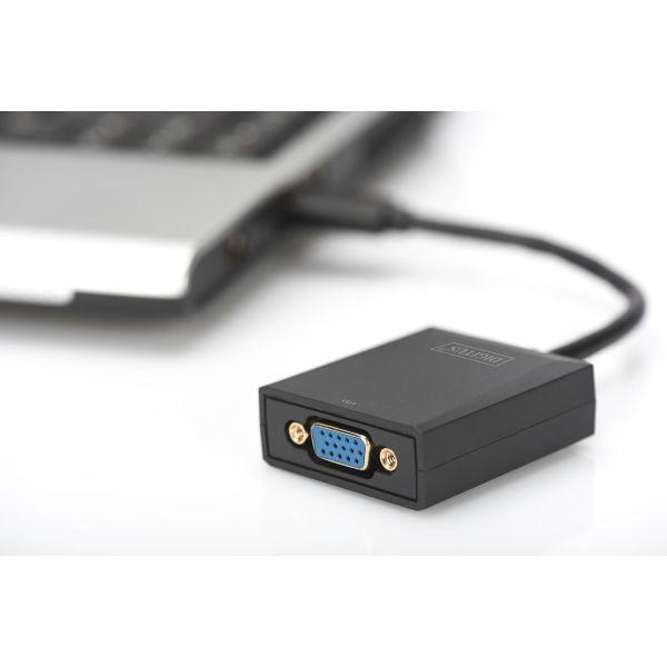 Digitus DA-70840 USB grafische adapter 1920 x 1080 Pixels Zwart (DA-70840)