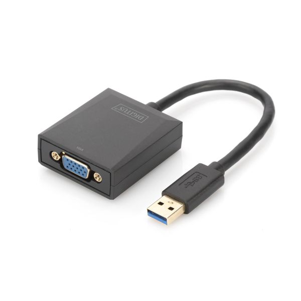 Digitus DA-70840 USB grafische adapter 1920 x 1080 Pixels Zwart (DA-70840)