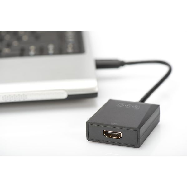 Digitus DA-70841 USB grafische adapter Zwart (DA-70841)