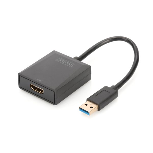 Digitus DA-70841 USB grafische adapter Zwart (DA-70841)
