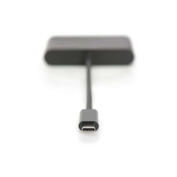 Digitus DA-70855 interface hub USB 3.2 Gen 1 (3.1 Gen 1) Type-C 5000 Mbit/s Zwart (DA-70855)