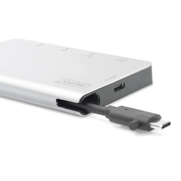 Digitus DA-70867 interface hub USB 3.2 Gen 1 (3.1 Gen 1) Type-C Zilver (DA-70867)