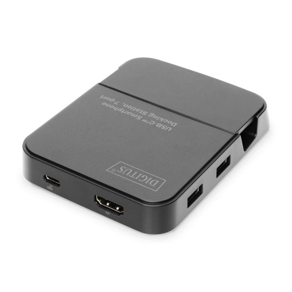 Digitus DA-70882 interface hub USB 2.0 625 Mbit/s Zwart (DA-70882)