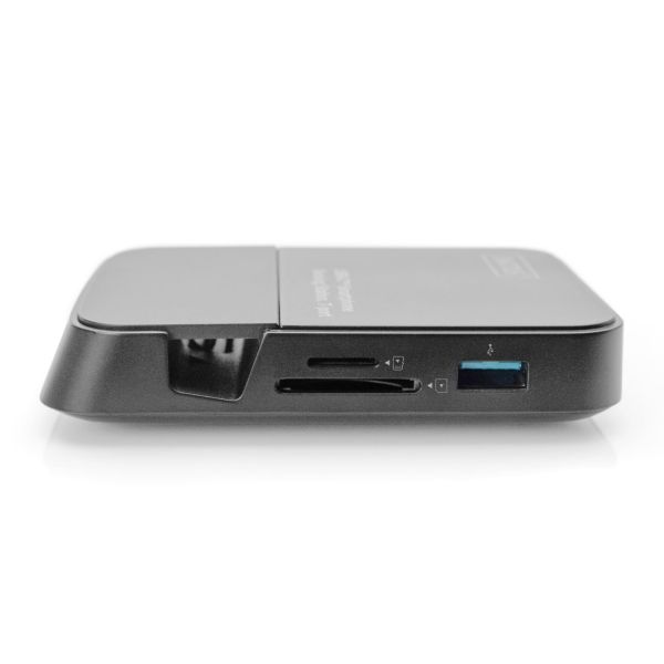 Digitus DA-70882 interface hub USB 2.0 625 Mbit/s Zwart (DA-70882)