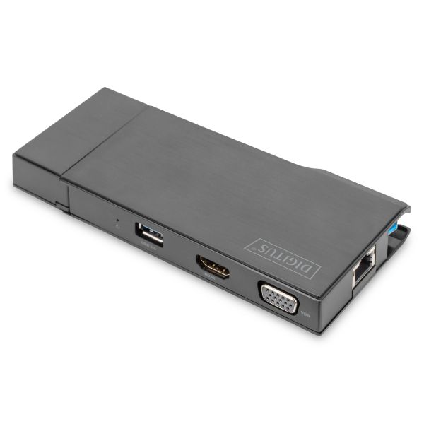 Digitus DA-70894 notebook dock & poortreplicator Bedraad USB 3.2 Gen 1 (3.1 Gen 1) Type-A Zwart (DA-70894) Digitus DA-70894 notebook dock & poortreplicator Bedraad USB 3.2 Gen 1 (3.1 Gen 1) Type-A Zwart (DA-70894)