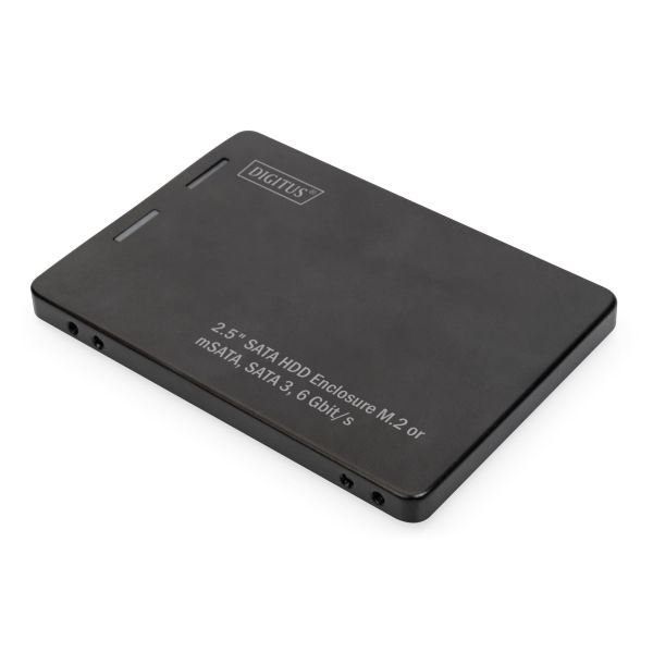 Digitus DA-71118 behuizing voor opslagstations SDD-behuizing Zwart 2.5 (DA-71118)