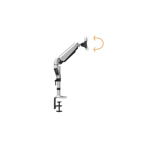 Digitus DA-90351 flat panel bureau steun 68,6 cm (27") Zwart, Zilver (DA-90351)