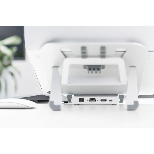 Digitus DA-90408 notebook dock & poortreplicator Bedraad USB 3.2 Gen 1 (3.1 Gen 1) Type-C Aluminium (DA-90408)