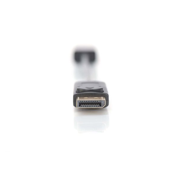 Digitus DisplayPort - HDMI 0,15 m HDMI Type A (Standaard) Zwart (DB-340400-001-S)