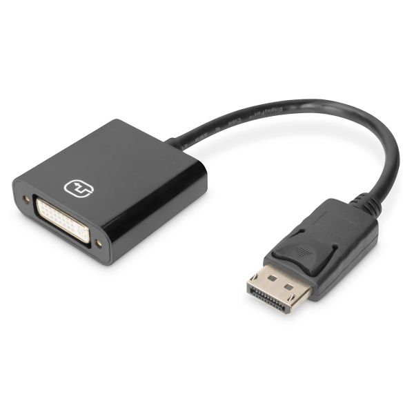 Digitus DB-340414-001-S video kabel adapter 0,15 m Mini DisplayPort DVI-I Zwart (DB-340414-001-S)
