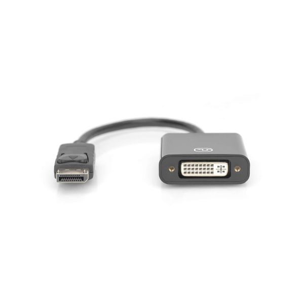Digitus DB-340414-001-S video kabel adapter 0,15 m Mini DisplayPort DVI-I Zwart (DB-340414-001-S)