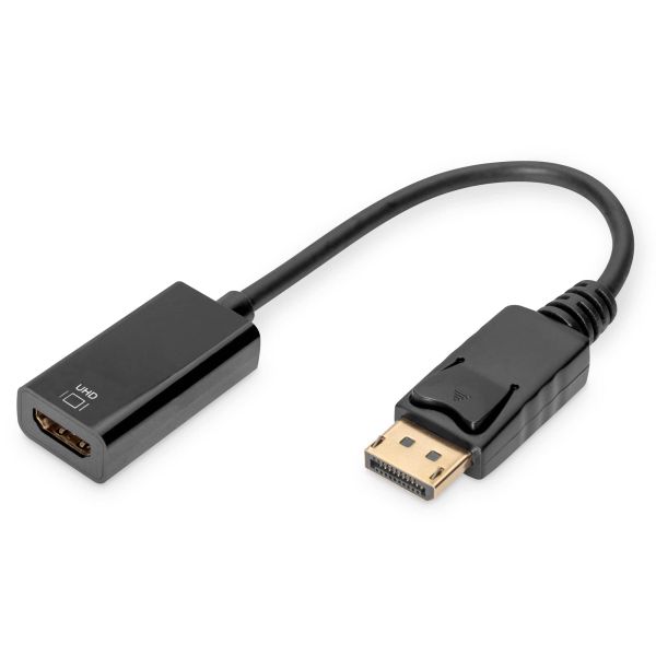 Digitus DB-340415-002-S video kabel adapter 0,2 m DisplayPort HDMI Zwart (DB-340415-002-S)