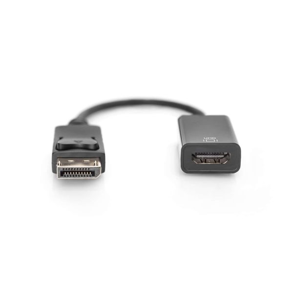 Digitus DB-340415-002-S video kabel adapter 0,2 m DisplayPort HDMI Zwart (DB-340415-002-S)