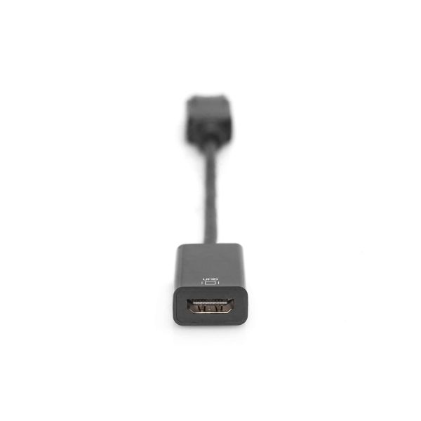 Digitus DB-340415-002-S video kabel adapter 0,2 m DisplayPort HDMI Zwart (DB-340415-002-S)