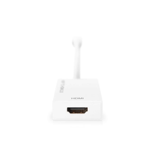 Digitus DB-340416-002-W video kabel adapter 0,2 m Mini DisplayPort HDMI Wit (DB-340416-002-W)