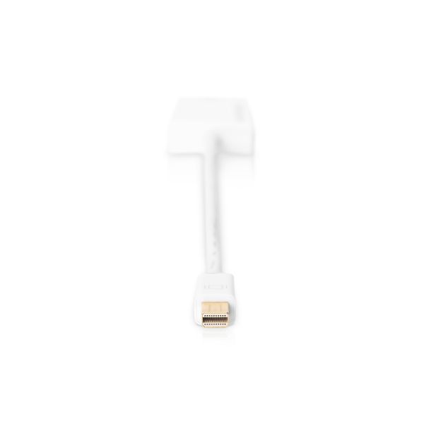 Digitus DB-340416-002-W video kabel adapter 0,2 m Mini DisplayPort HDMI Wit (DB-340416-002-W)