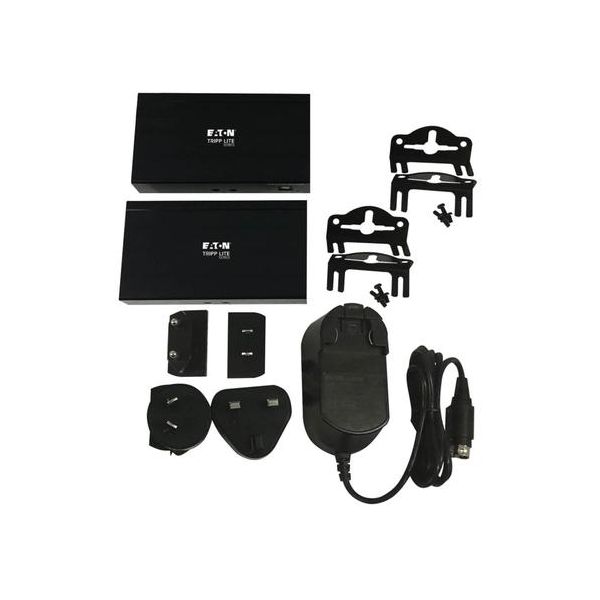 Eaton DisplayPort to HDMI over Cat6 Extender Kit KVM Support 4K 60Hz 4:4:4 USB PoC HDCP 2.2 230 ft. TAA (B127A-1A1-BDBH)