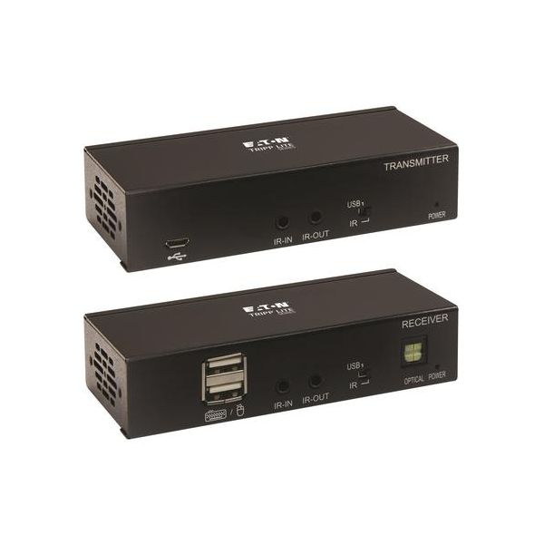 Eaton DisplayPort to HDMI over Cat6 Extender Kit KVM Support 4K 60Hz 4:4:4 USB PoC HDCP 2.2 230 ft. TAA (B127A-1A1-BDBH) Eaton DisplayPort to HDMI over Cat6 Extender Kit KVM Support 4K 60Hz 4:4:4 USB PoC HDCP 2.2 230 ft. TAA (B127A-1A1-BDBH)