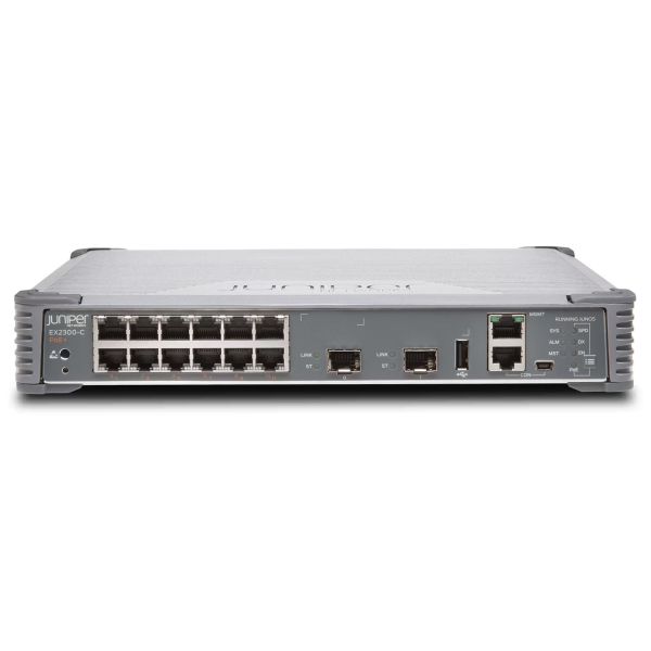 Juniper EX2300-C Managed L2/L3 Gigabit Ethernet (10/100/1000) 1U Zwart (EX2300-C-12T)