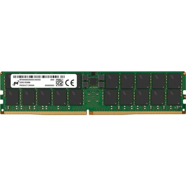 Micron 64GB Micron DDR5 PC5 51200-6400MHz 2Rx4 CL52 RDIMM (MTC40F2046S1RC64BD2R)
