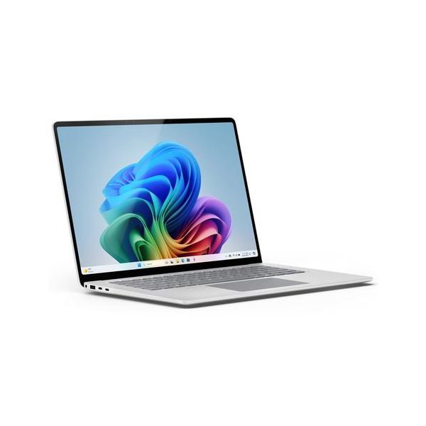 Microsoft Surface Laptop 7 Copilot+ PC Qualcomm Snapdragon X1E-80-100 38,1 cm (15") Touchscreen 16 GB LPDDR5x-SDRAM 1 TB SSD Wi-Fi 7 (802.11be) Windows 11 Pro Platina (ZYU-00009)