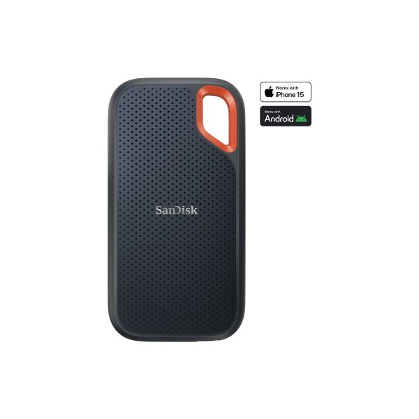 Sandisk Extreme Portable SSD 8TB 1050MB/s USB 3.2 Gen2 Type-C, Type-A / 1050MB/s read / 1000MB/s write (SDSSDE61-8T00-G25) Sandisk Extreme Portable SSD 8TB 1050MB/s USB 3.2 Gen2 Type-C, Type-A / 1050MB/s read / 1000MB/s write (SDSSDE61-8T00-G25)