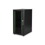Digitus DN-19 22U-6/8-DB rack Vrijstaande rek Zwart (DN-19 22U-6/8-DB) thumbnail