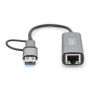 Digitus DN-3028 tussenstuk voor kabels USB-C USB 3.1 RJ-45 Grijs (DN-3028) thumbnail