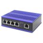 ASSMANN Electronic DN-650107 netwerk-switch Fast Ethernet (10/100) Power over Ethernet (PoE) Zwart, Blauw (DN-650107) thumbnail