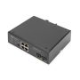 Digitus DN-651109 netwerk-switch Unmanaged Gigabit Ethernet (10/100/1000) Power over Ethernet (PoE) Zwart (DN-651109) thumbnail