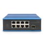 Digitus DN-651133 netwerk-switch Unmanaged Fast Ethernet (10/100) Zwart, Blauw (DN-651133) thumbnail