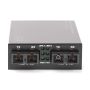 Digitus DN-82024 netwerk media converter 100 Mbit/s 1310 nm Multimode, Single-mode Zwart (DN-82024) thumbnail
