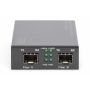 Digitus DN-82133 netwerk media converter 1000 Mbit/s 1550 nm Multimode, Single-mode Zwart (DN-82133) thumbnail