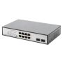 Digitus DN-95140 netwerk-switch Unmanaged Gigabit Ethernet (10/100/1000) Power over Ethernet (PoE) Zwart, Zilver (DN-95140) thumbnail