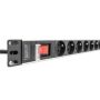 Digitus DN-95402-1-FR energiedistributie 8 AC-uitgang(en) 1U (DN-95402-1-FR) thumbnail