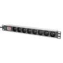 Digitus DN-95402-1-FR energiedistributie 8 AC-uitgang(en) 1U (DN-95402-1-FR) thumbnail