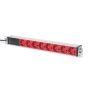 Digitus DN-95410-R energiedistributie 8 AC-uitgang(en) 0U/1U Zwart (DN-95410-R) thumbnail