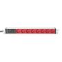 Digitus DN-95410-R energiedistributie 8 AC-uitgang(en) 0U/1U Zwart (DN-95410-R) thumbnail