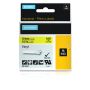 DYMO 18432 labelprinter-tape Zwart op geel (18432) thumbnail