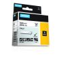 DYMO 18443 labelprinter-tape Zwart op wit (18443) thumbnail