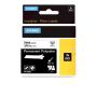 DYMO 18482 labelprinter-tape Zwart op wit (18482) thumbnail