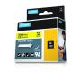 DYMO 18490 labelprinter-tape Zwart op geel (18490) thumbnail