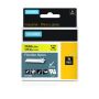 DYMO 18490 labelprinter-tape Zwart op geel (18490) thumbnail