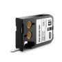 DYMO XTL krimpkouslabels | 6 mm x 2,7 m | zwart op wit (1868809) thumbnail